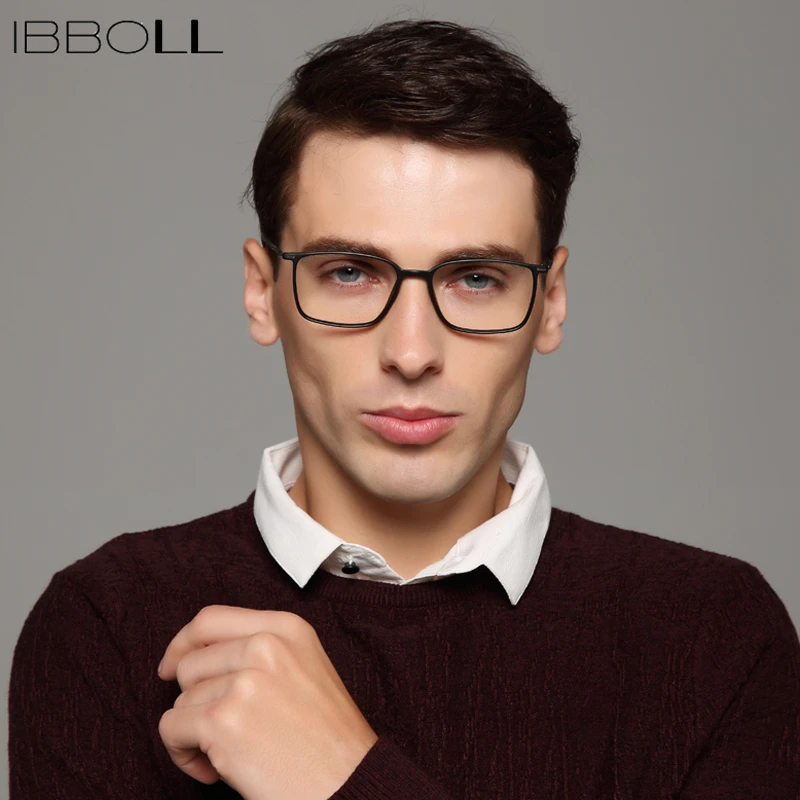 Ibboll мужские оптические оправы для очков роскошные брендовые квадратные Модные