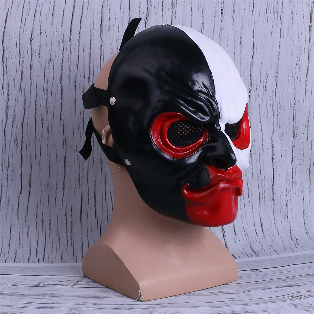 PAYDAY 2 Mask Scar Scarface Masks Game Payday 2 mask Cosplay Resin Halloween Party Prop (4)