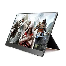 15,6 дюймов 4,4 мм тонкий ips портативный монитор для PS4 Xbox HDMI USB 1920*1080 p ЖК-экран с динамиком для ПК ноутбука