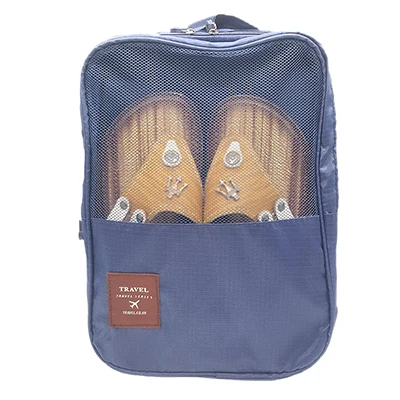 Luluhut сумка для хранения обуви дорожная водонепроницаемая сумка для обуви с ручкой Нижнее белье Бюстгальтеры сумка для хранения - Цвет: dark blue