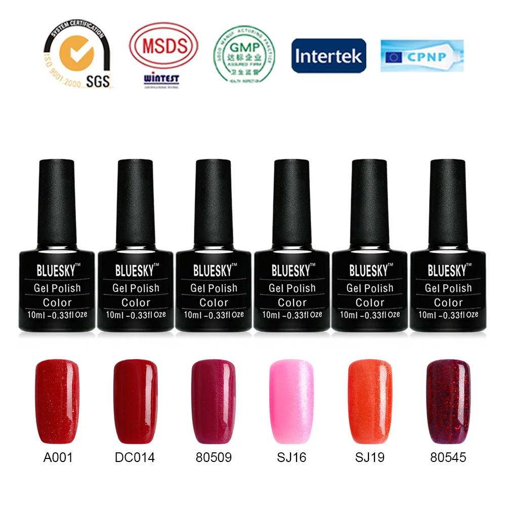 Buy Bluesky Manufacturer Nail Gel Hot Selling 6PCS Gel