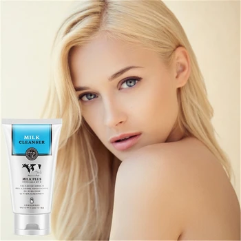 

100g Milk Facial Cleanser brighten the skin Nice effect whitening moisturizing anti-wrinkle Cleanser