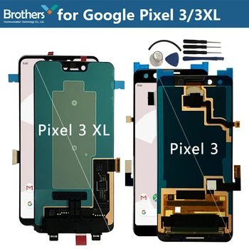 

P-OLED LCD Display For Google Pixel 3 3XL LCD Screen Touch Screen Digitizer for Google Pixel 3 XL LCD Assembly Tested 100% Work