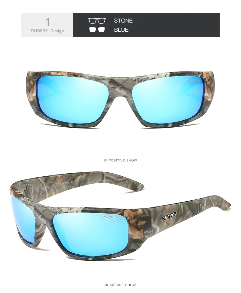 DUBERY брендовые Дизайнерские мужские солнцезащитные очки поляризационные водительские очки винтажные рыболовные солнцезащитные очки oculos masculino zonnebril dames - Цвет линз: 1