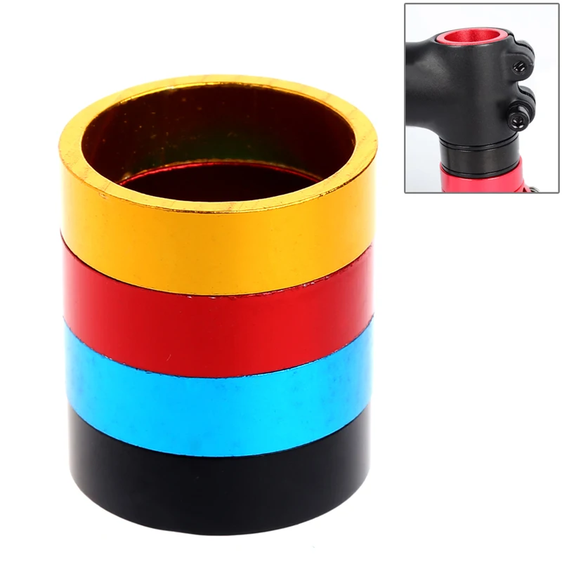 Bike Bicycle 1PC Headset Spacer 10MM 4 Colors Aluminum MTB BMX Road