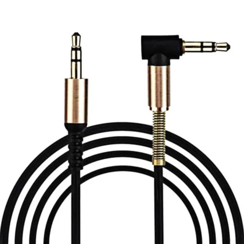 

Ostart 3.5mm Jack Aux Cable Replacement Audio Cable Male To Male 90 Degree Right Angle Aux Cable for PC Phones