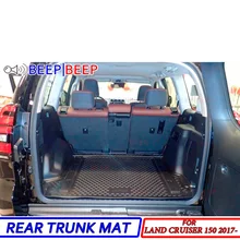 Для Toyota Land Cruiser Prado 150-автомобильный коврик для багажника iner boot cargo лоток для пола ковер для багажника задний автомобильный Стайлинг украшение