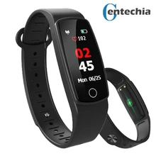 

Centechia C19 Smart Fitness Bracelet Wristband , Heart Rate Blood Pressure Tracker Sport Watch for Android IOS , For Men Women