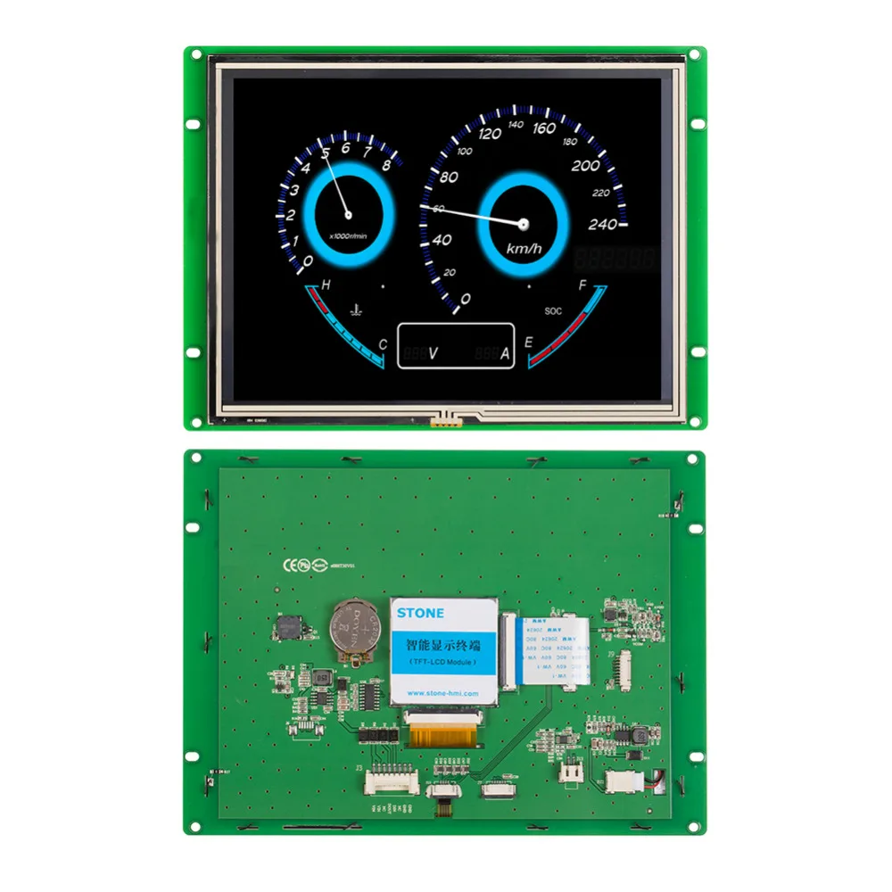 8,0 "TFT ЖК-дисплей модуль с UART Prt может контролироваться любым MCU