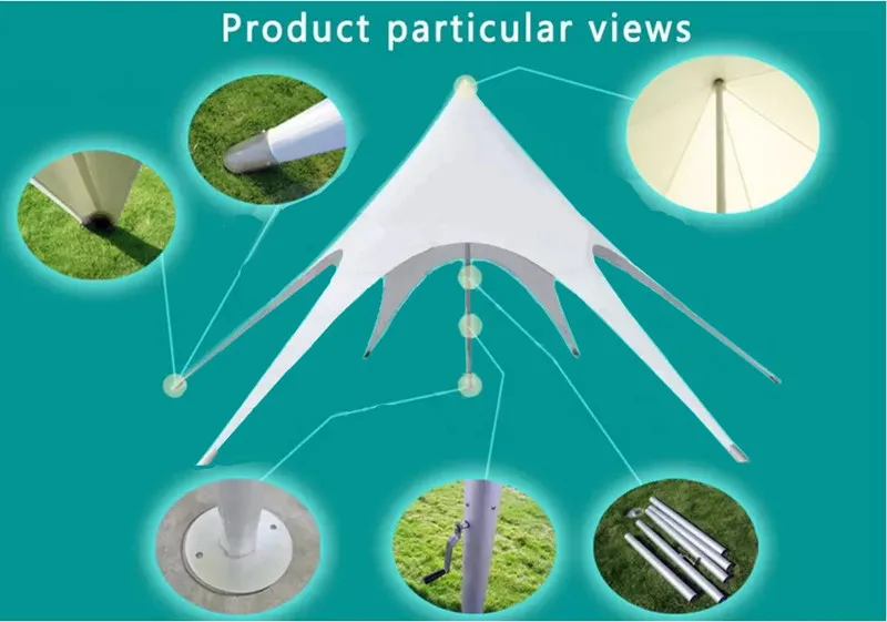 Большой 14 м x 19 м двойной Топ ПВХ Звезда палатка для выставки тенты наружные рекламные вечерние, свадебные и спортивные мероприятия