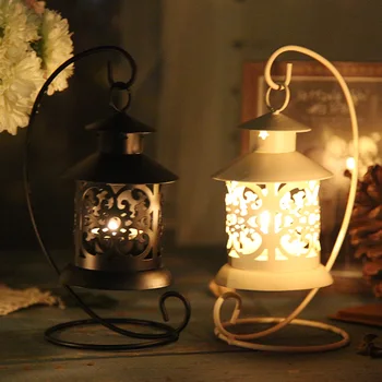 

Continental retro iron candlestick wedding ornaments Home Furnishing table decoration decoration room