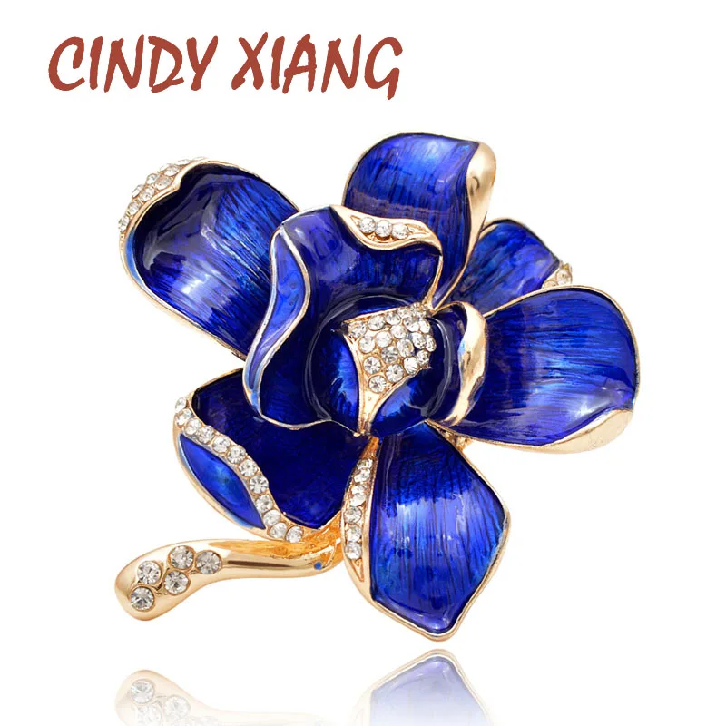 CINDY XIANG 2 Цвета Эмаль Цветок Броши для женщин лето элегантные свадебные булавки