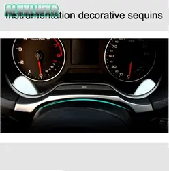 Посвященный приборной панели автомобиля яркий кадр декоративные блестки нержавеющая сталь инструменты пригодный для Audi A3 2013-2016 хэтчбека