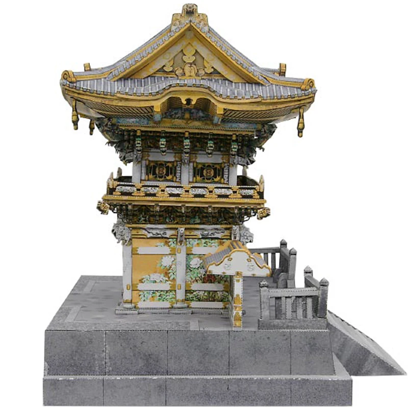 Nikko Toshogu Shrine(Yomeimon), японская Бумажная модель, 3D архитектурное здание, сделай сам, Обучающие игрушки ручной работы, игра-головоломка для взрослых