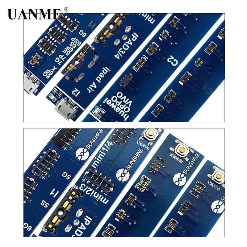UANME Universal Mobile Phone Charging Activation Board for Iphone 4s-8X Battery Cable Test Activation for Ipad Android SS-909 UANME Universal Mobile Phone Charging Activation Board for Iphone 4s-8X Battery Cable Test Activation for Ipad Android SS-909