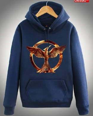 [XHTWCY] The Hunger Games 3 Куртка Феникс светская Птица Толстовка с капюшоном сохраняющая спокойствие и оставаться Толстовка - Цвет: A