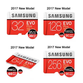 

Samsung Micro Sd Card Memory Card 32gb 64gb128gb 256g EVO Plus Class 10 TF Card C10 Memoria microSDHC/SDXC UHS-I U1 U3 Microsd