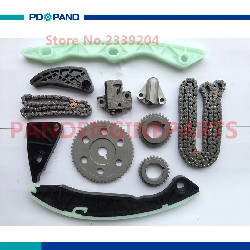 Комплект распределения цепи ГРМ G4KD G4KE для Hyundai SONATA TUCSON OPTIMA FORTE RONDO K4 K5 YF IX35 Kia Sportage 2 0