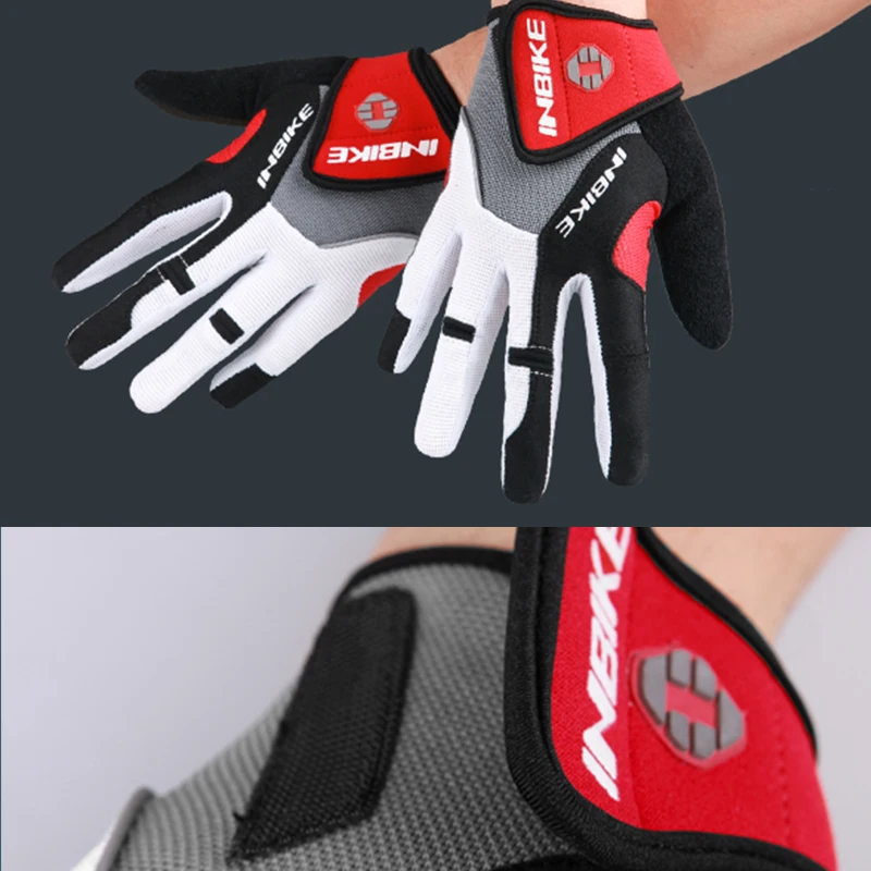 Бренд 1* Открытый Мужской полный палец велосипедные перчатки Guantes Ciclismo дорожный горный велосипед MTB перчатки велосипедные перчатки