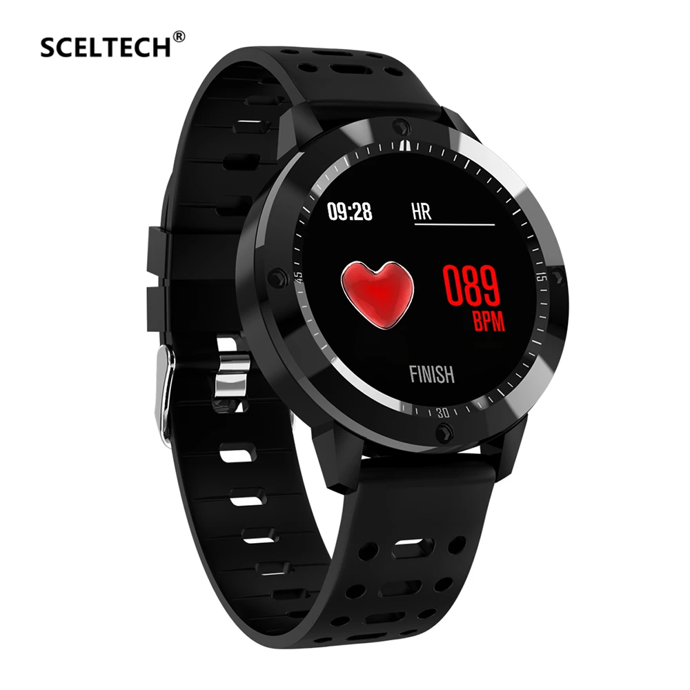 

SCELTECH CF58 Smart Watch Waterproof Sport SmartWatch Blood Pressure Pedometer Fitness Tracker Heart Rate Monitor for Android