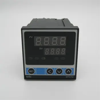

High Quality MTC72 Digital de doble RKC Controlador de temperature PID con termopar K, Output relay size:72*72*110mm