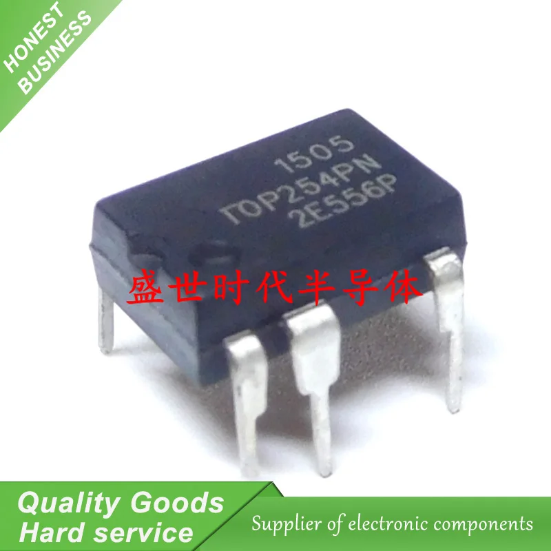 

10pcs/lot TOP254PN TOP254P DIP-7 LCD driver management chip IC TOP254 New Original Free Shipping