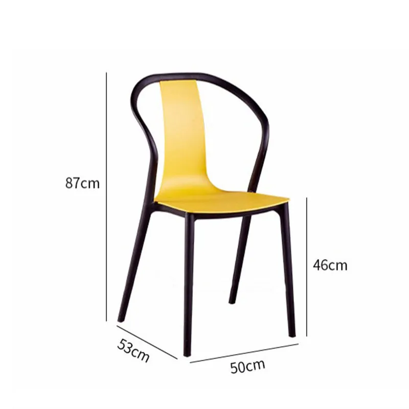 Modern Minimalist Home Furniture Creative Plastic Chair Nordic INS Outdoor Casual Restaurant Conference Personality Office Chair