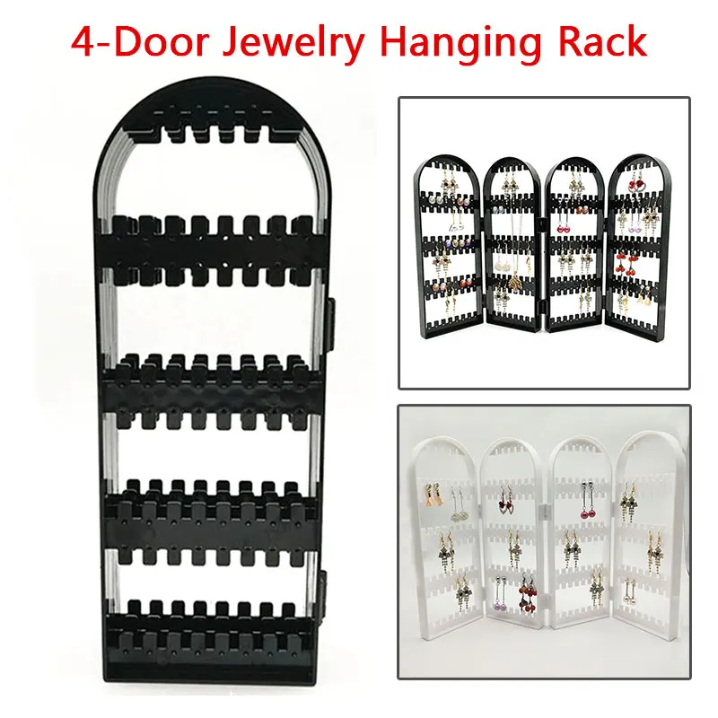 Jewelry Show Jewelry Hanging Holder Plastic Jewelry Rack Earrings Frame Bracket Practical Fold Fashionable Jewelry Store Jewelry Show Jewelry Hanging Holder Plastic Jewelry Rack Earrings Frame Bracket Practical Fold Fashionable Jewelry Store