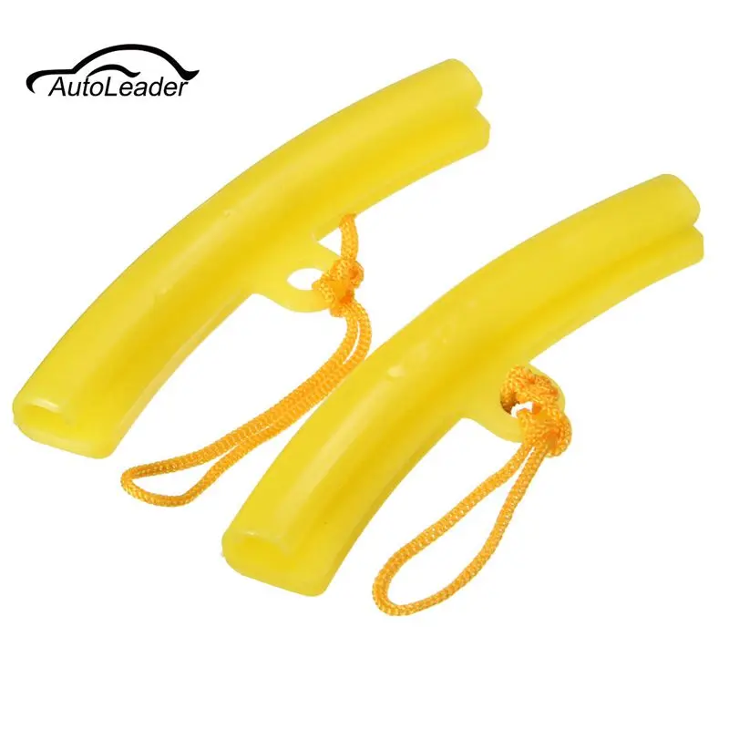 

New Arrival 2PCS Wheel Rim Protector Car Motorcycle Alloy Tyre Remove Edge Protection Yellow