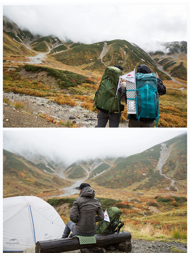 Naturehike Заводской магазин 45л 55Л 65л Открытый Дорожный Рюкзак Профессиональная походная сумка с подвесной системой походные рюкзаки рюкзак