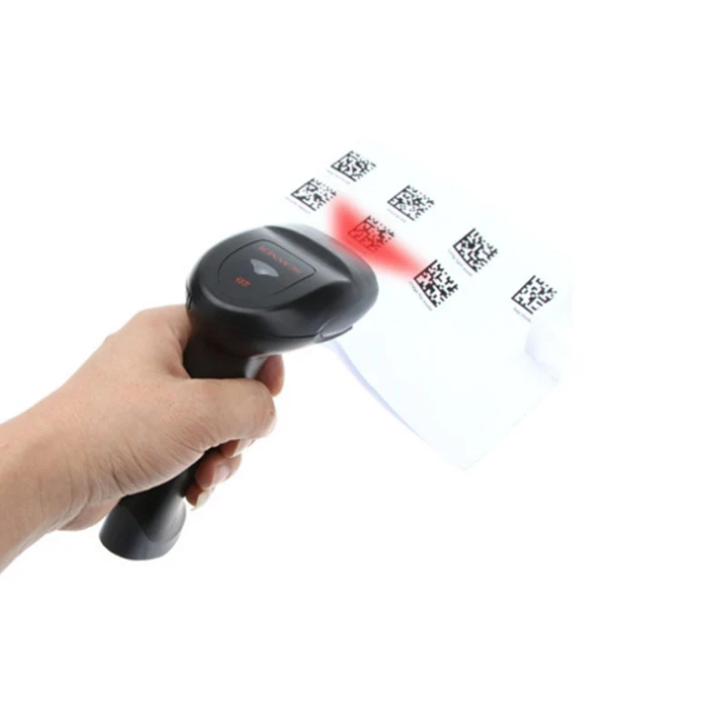 US $180.90 Wireless QR Code Scanner 2D Wireless Handheld Laser Barcode Scanner With Charging Cradle