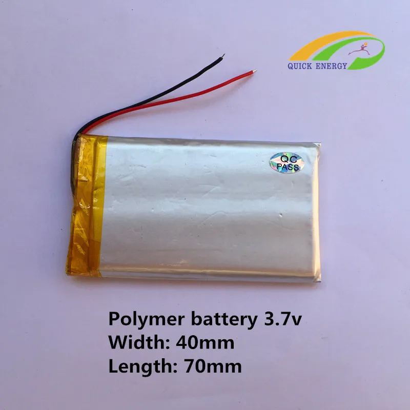 Supply 404070 3.7v 110mah polymer thium battery ( Figure ) | Электроника