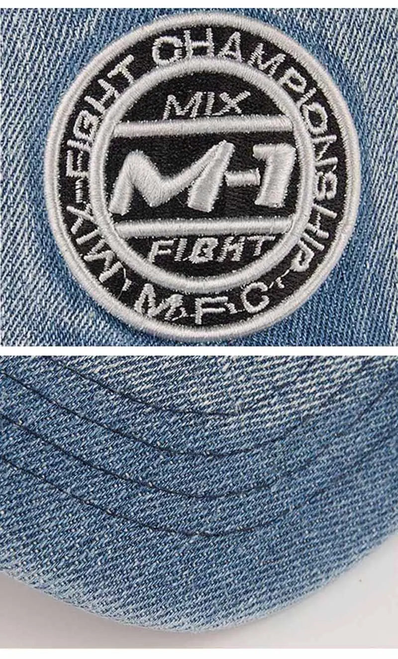 Women Men M1 Denim Baseball Cap Unisex Embroidery Cowboy Hat Fashion Casual Male Female Hip Hop Sunscreen Caps CP0253 (5)