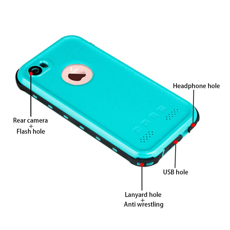 Waterproof case for iphone 5 5s SE (12)