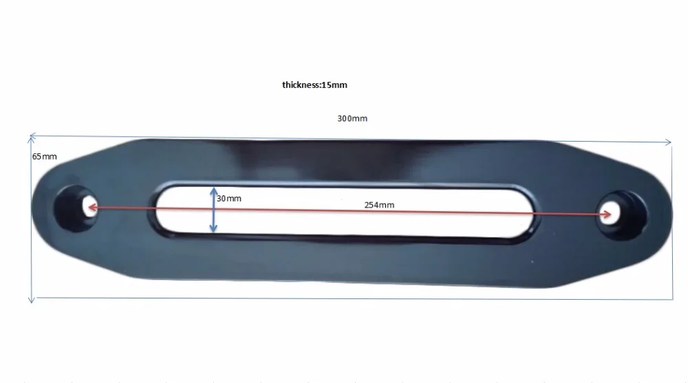 

Black 12000lbs ATV Hawse Fairlead,Aluminum Fairlead,Synathetic Rope Fairlead,Black Hawse Fairlead