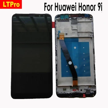 

LTPro Best Working LCD Display Touch Screen Digitizer Assembly or + Frame For Huawei Honor 9i Mobile Glass Sensor Phone Parts