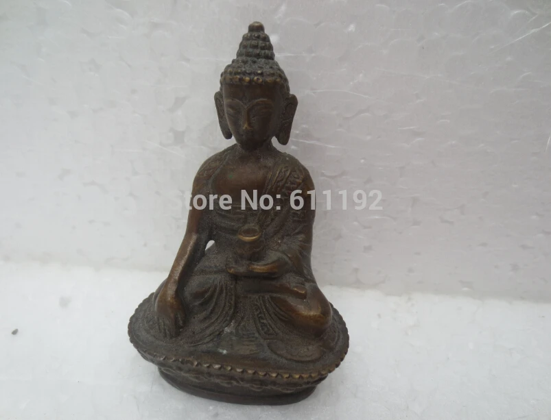 

Chinese Antique home Decorative Arts brass Metal Crafts, Carved Meditating Buddha statue/sculpture