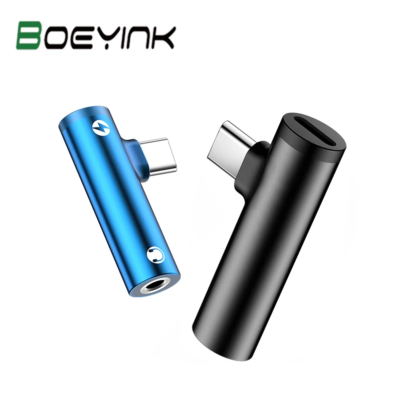 

2 in 1 USB Type C To 3.5mm Earphone Jack Adapter For Huawei P30 Pro Mate 20 Pro Xiaomi Mi 8 Oppo Audio Cable Headphone Charger