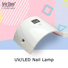 Arte Clavo 36 Вт Nagel УФ лампа Сушилка для ногтей Светодиодный лампа для маникюра гель лак для ногтей сушильная машина 30S 60S таймер Гибридный гвоздь светильник