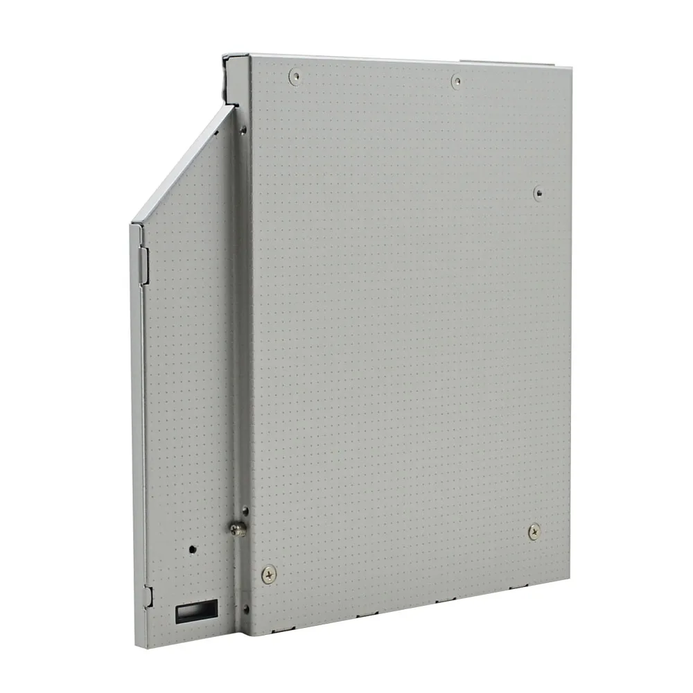  For Laptop ODD CD DVD ROM Optical Bay Aluminum Universal 2nd HDD Caddy 9.5mm IDE 2.5