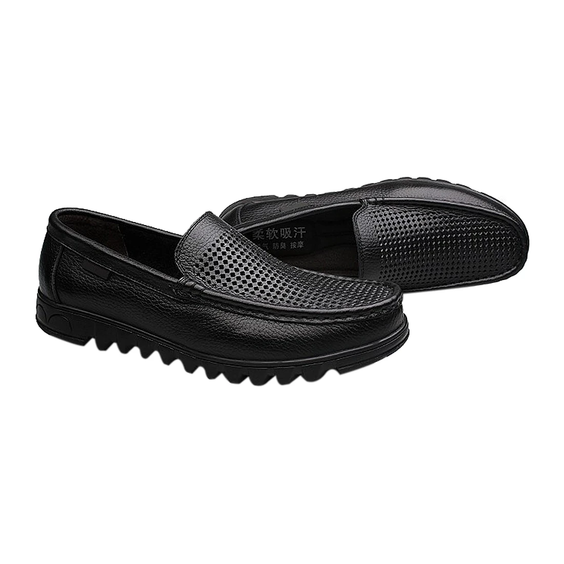 Grande Moda Natural Genuíno Verão Sapatos Homens Primavera Siz À Respirável Macio Couro Malha brown Tênis Mão Hot Feitos Black Nova De TqanwTPd