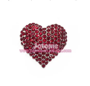

Free Shipping Valentine's day Rhinestone Hearts Pendant