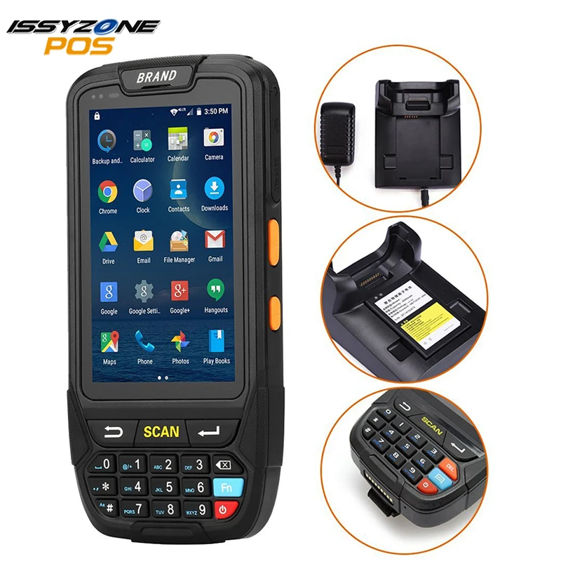 IssyzonePOS PDA Android Wireless Barcode Scanner Industrial Rugged Handheld Data Collector Terminal 1D 2D Laser Barcode Reader IssyzonePOS PDA Android Wireless Barcode Scanner Industrial Rugged Handheld Data Collector Terminal 1D 2D Laser Barcode Reader