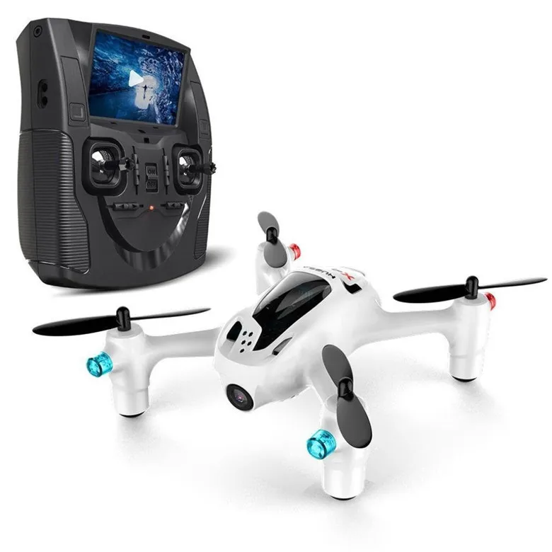 Квадрокоптер Hubsan X4 H107D + 2 4 ГГц канала 6-осевой гироскоп 5 8 RTF RC FPV профессиональный