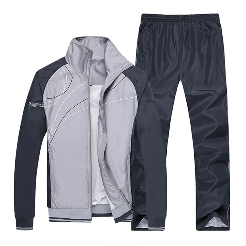 Мужские комплекты для бега, спортивная одежда для спортзала, осенняя ветрозащитная одежда для настольного тенниса, бадминтона, спортивные костюмы для тренировок, беговые костюмы для бега
