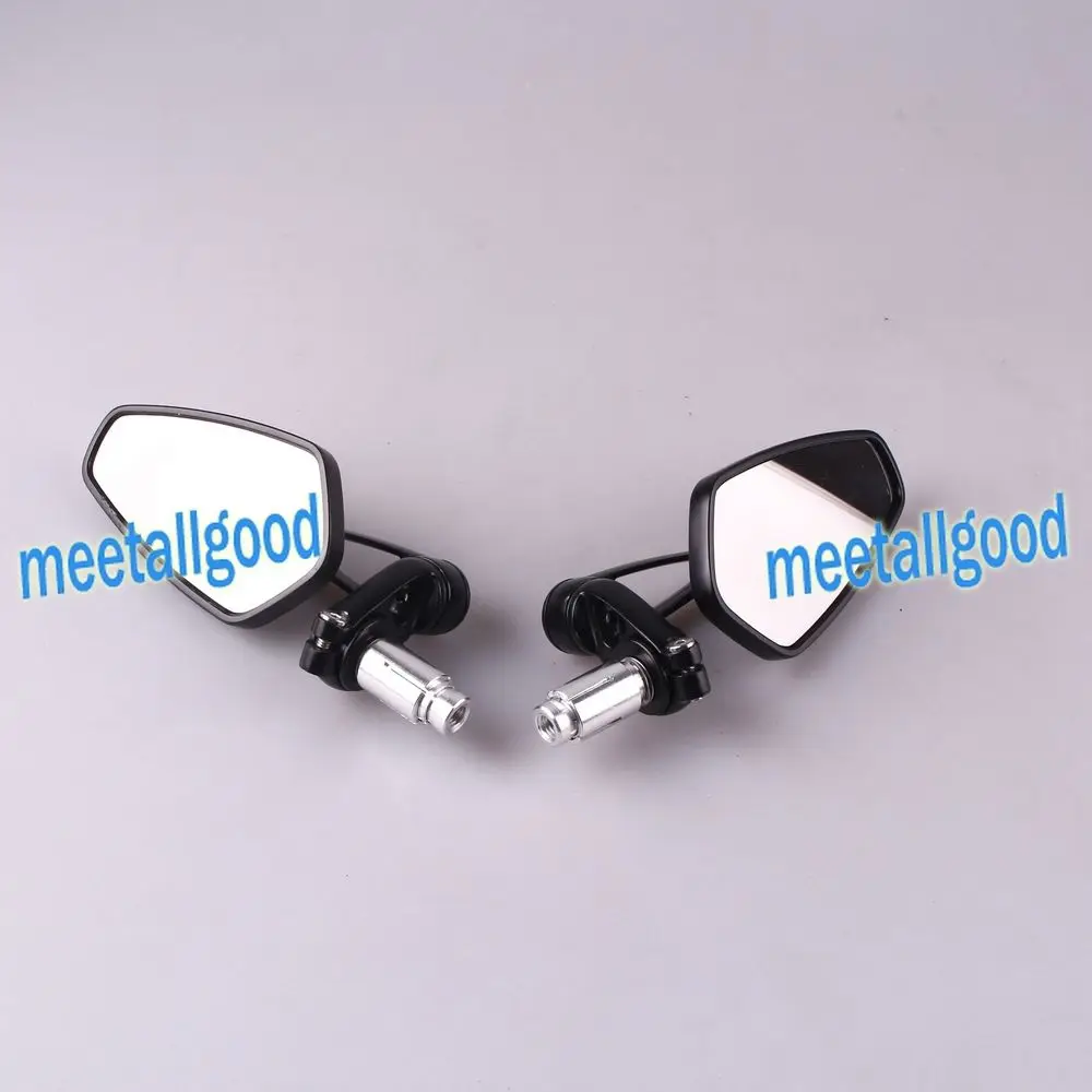 Universal Rear View Side Wing Rearview Mirrors for all motorcycles 7/8" 22mm Handle Bar End