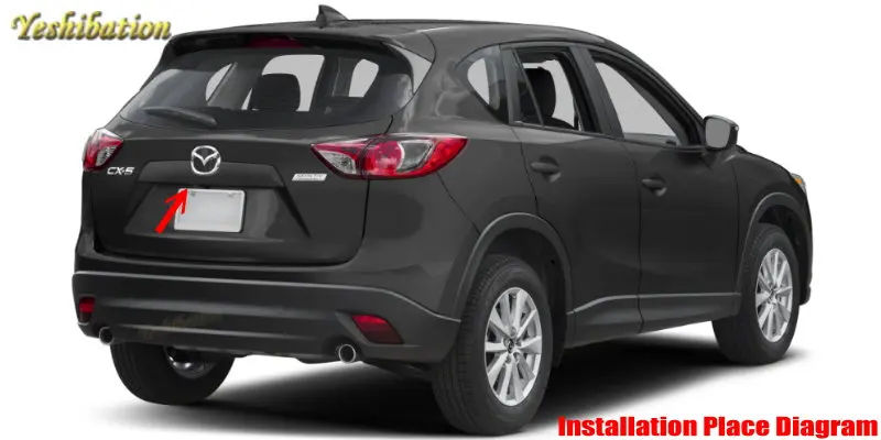 Yeshibation камера заднего вида для Mazda CX-5 CX 5 CX5 2013-Резервное копирование камера заднего вида Комплекты RCA и экран совместимы