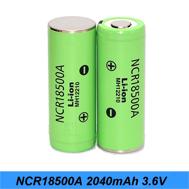 Original 3.6V NCR18500A 2040mAh Rechargeable Battery For Panasoniiic lithium battery 18500 3.7v for camera battery /flashlight Original 3.6V NCR18500A 2040mAh Rechargeable Battery For Panasoniiic lithium battery 18500 3.7v for camera battery /flashlight