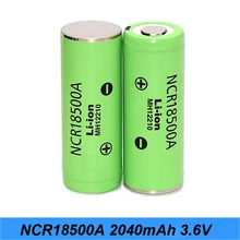 Original 3.6V NCR18500A 2040mAh Rechargeable Battery For Panasoniiic lithium battery 18500 3.7v for camera battery /flashlight Original 3.6V NCR18500A 2040mAh Rechargeable Battery For Panasoniiic lithium battery 18500 3.7v for camera battery /flashlight