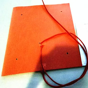 

200C 220V 508* 508*1.5mm Heat Hot Pad for Creality CR-10 S5 Printer Flexible silicone rubber heater 2120w 4*12mm holes on pad